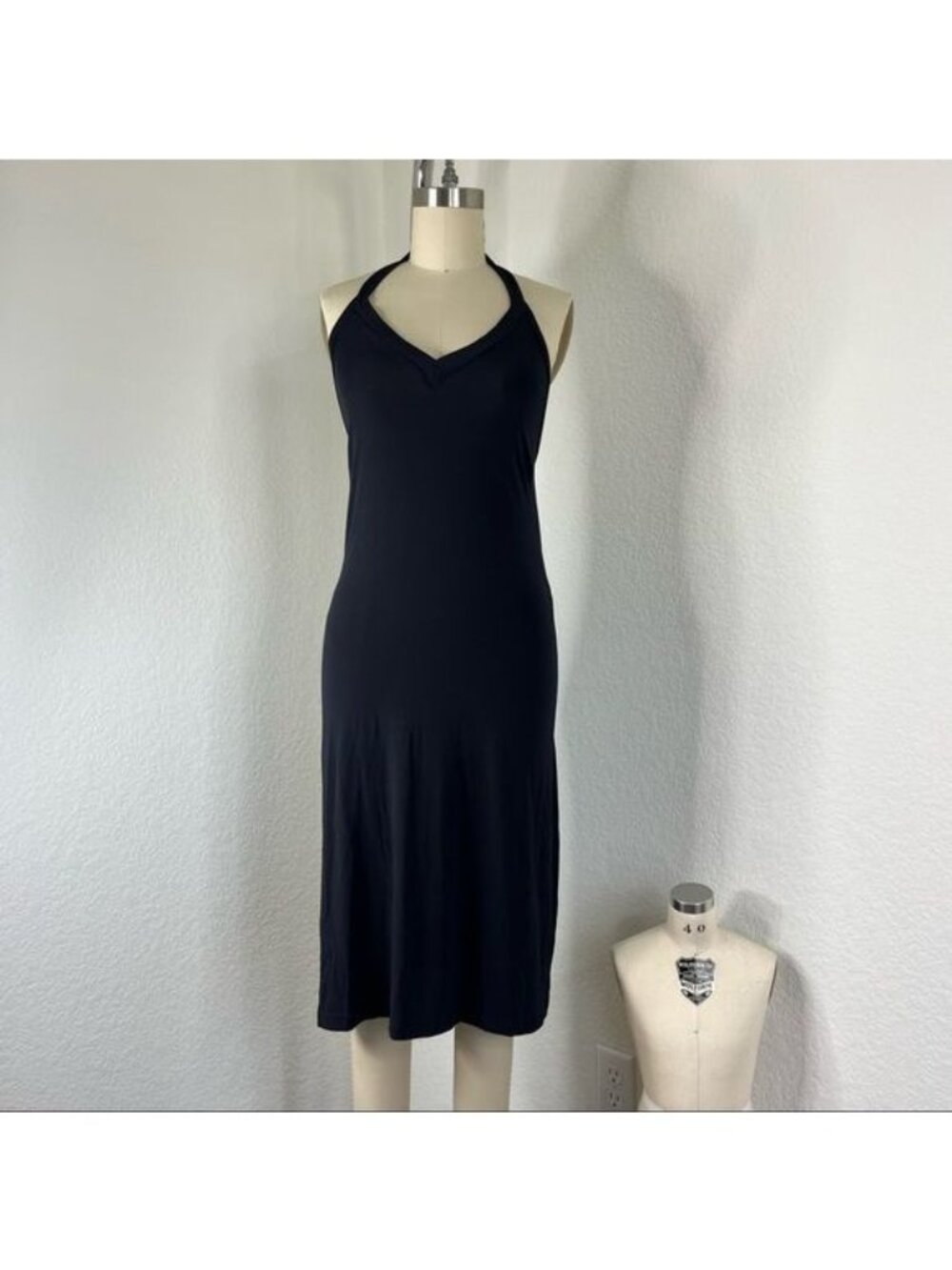 agnes b. Jersey Slinky Parisian Halter Dress